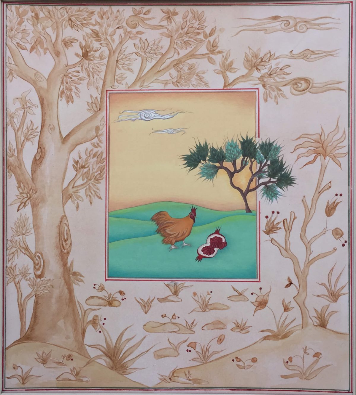 Bahishti Murgh I (divine rooster I) low res